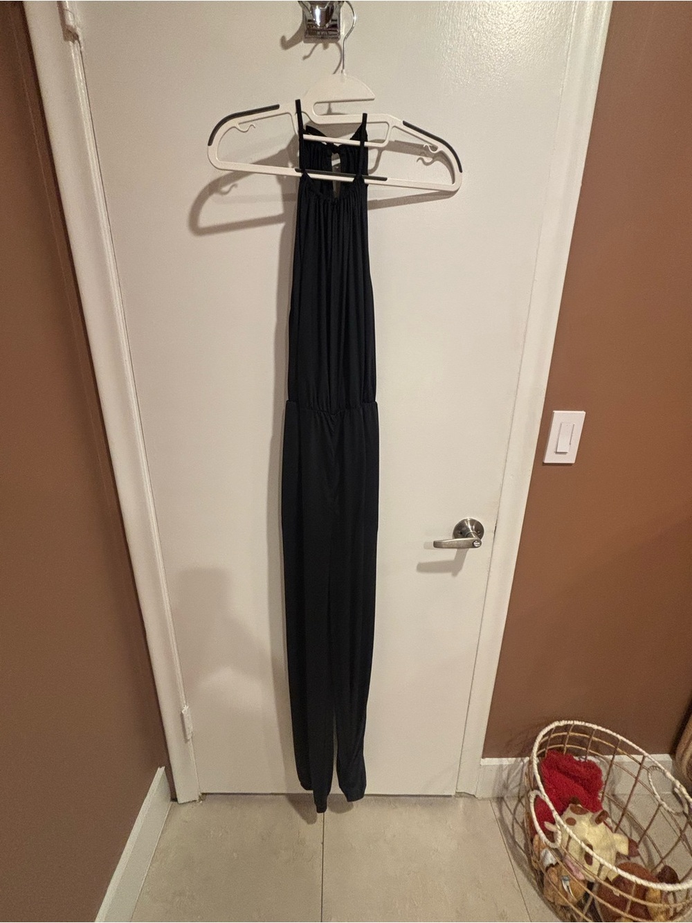 HALARA Black Halter-Neck Jumpsuit